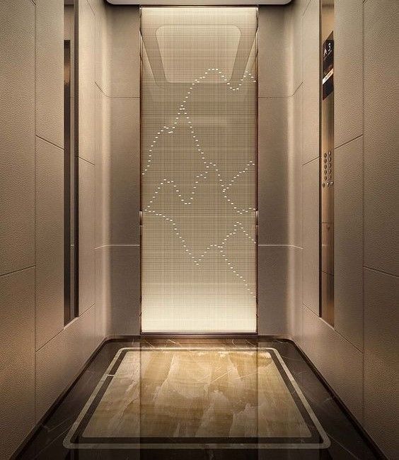 کف کابین آسانسورها