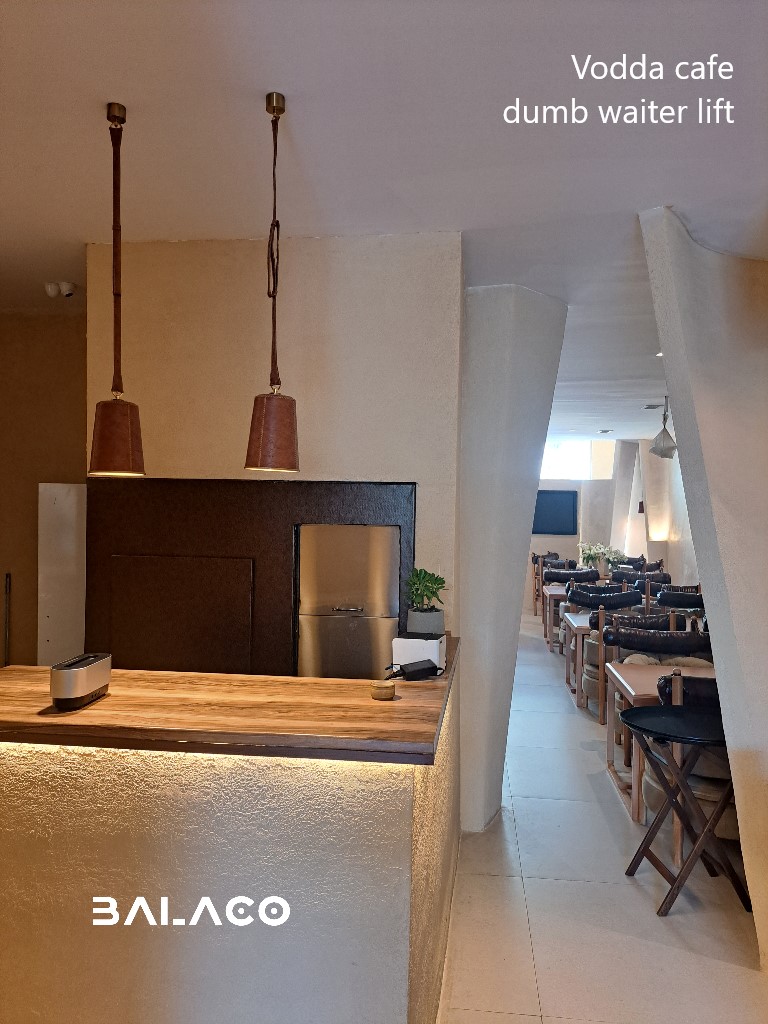 بالابر غذابر رستورانی کافه وودا