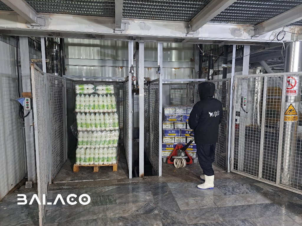 بالابر هیدرولیک صنعتی باری مانیزان پروژه بالاکو